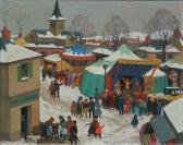 LEMASSON Jean Paul 1954,Fair in Winter,Bonhams GB 2007-11-20