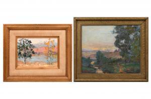 LEMMERMEYER MICHAEL 1891-1970,Green Evening Landscape,Burchard US 2022-08-13