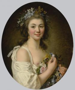 LEMOINE Marie Victoire 1754-1820,PORTRAIT OF MADAME DE GENLIS(1746-1830),1781,Sotheby's 2019-01-30