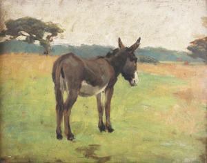 LEMON Arthur 1850-1912,Study of a Donkey in a Landscape,Tooveys Auction GB 2023-05-17