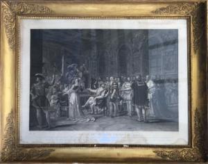 LEMONNIER Gabriel Anicet Ch. 1743-1824,François Ier recevant le tableau de la "Sa,Millon & Associés 2018-11-23