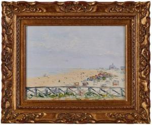 LEMONNIER Robert 1883-1970,La Plage a Berck,1906,Dobritz DE 2020-10-24