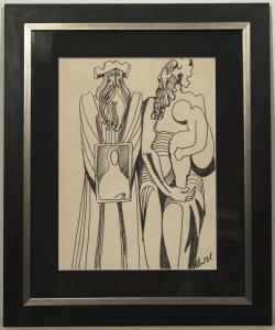 LEMPORT VLADIMIR SERGEEVICH 1922-2001,Two Figures,Shapiro Auctions US 2013-02-16