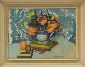 LENA Alexander 1919-1972,STILL LIFE - FLOWERS AND FRUIT,1949,McTear's GB 2016-03-20
