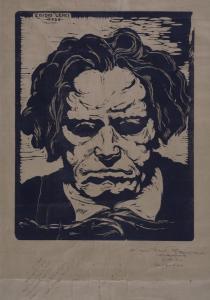 LENCI EGIDIO,Beethoven,1928,Galleria Pananti Casa d'Aste IT 2017-11-16