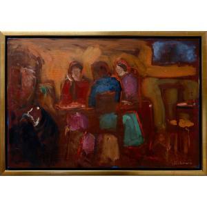 LENNARD JOHN 1937,PRAGUE CAFE,Waddington's CA 2022-11-17