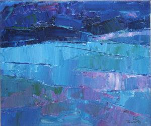 LENNON Paddy 1955,Blue Landscape,2000,De Veres Art Auctions IE 2009-04-20
