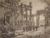 LENOIR Felix 1890-1926,Soldiers Inspecting the Ruins of a Palace,John Nicholson GB 2018-04-25