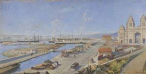 LENOIR L 1800-1800,Le Port de Marseille,1942,Chevau-Legers Encheres Martin-Chausselat FR 2011-05-22