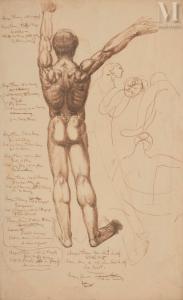 LENOIR Maurice 1872-1931,Anatomie d'homme,1903,Millon & Associés FR 2023-03-09
