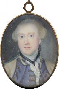LENS Andrew Benjamin 1713-1779,Portrait miniature of a gentleman,Woolley & Wallis GB 2021-08-11