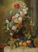 LENTNER Josef 1846-1932,Stillleben mit Blumen und Früchten,Palais Dorotheum AT 2015-11-10