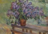 LENTULOV Aristarkh Vasilievic 1882-1943,Still Life With Lilacs,MacDougall's GB 2012-11-25