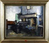 LEONARD Charly 1894-1953,Intérieur rustique,Galerie Moderne BE 2009-05-19
