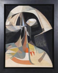 LEONARD John F. 1921-1987,Cubist Portrait (32),1965,Ro Gallery US 2024-02-22