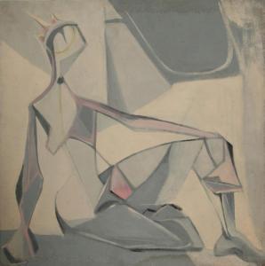 LEONARD John F. 1921-1987,Nude with Crown (23),1965,Ro Gallery US 2024-02-07