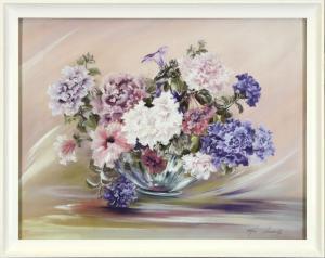LEONARD ROSE 1900,Untitled, Floral Still Life,Hodgins CA 2022-08-08