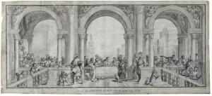 LEONARDIS Giacomo 1723-1794,Cena in casa Levi di Veronese,Cambi IT 2022-06-15