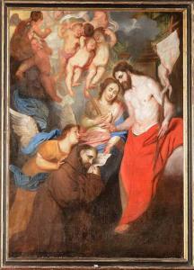 LEONARDO Jusepe 1601-1656,Le Christ remettant une indulgence,VanDerKindere BE 2014-03-18