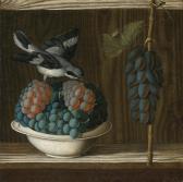 LEONELLI Antonio,STILL LIFE OF GRAPES WITH A GRAY SHRIKE,Sotheby's GB 2012-01-26
