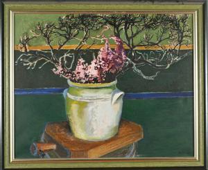 LEONHARDT R.,Branches et fleurs dans un pot,1961,Conan-Auclair FR 2025-04-15