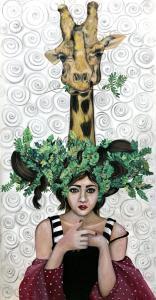LEONI FRANCESCA 1975,Riflessione con giraffa,2021,Picenum IT 2021-12-19