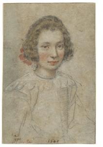 LEONI Ippolito 1616-1694,Portrait of a young girl, half-length,1640,Christie's GB 2022-07-05