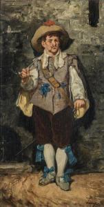 LEPAGE Th 1800-1900,Portrait de mousquetaire et Portrait d'homme en bannière,Morand FR 2018-11-09