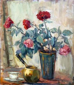 LEPAVTSOVA Evgenia,Still Life With Roses,Victoria BG 2010-06-01