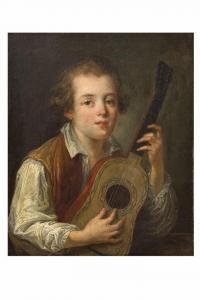 LEPICIE Nicolas Bernard 1735-1784,Le petit joueur de guitare,Aguttes FR 2024-03-21