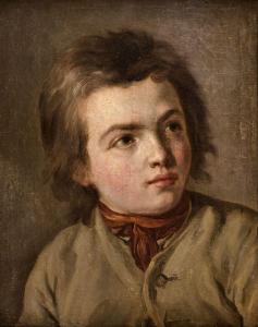 LEPICIE Nicolas Bernard,Portrait de jeune garçon en buste dit autrefois,Daguerre 2024-02-02