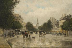 LEPINE Stanislas 1835-1892,La Porte de Montrouge,1867/1872,Bonhams GB 2024-03-20