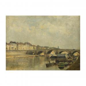 LEPINE Stanislas 1835-1892,Le Pont Marie,Cornette de Saint Cyr FR 2024-02-21