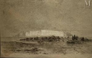 Lepoitevin Eugène 1806-1870,Paysage des côtes d\’Albâtre,Artprecium FR 2022-03-25