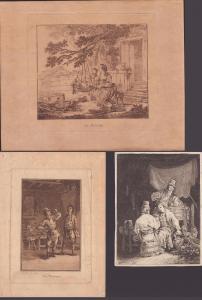 LEPRINCE Jean Baptiste 1734-1781,Les tragiques | Le berceau | Le chartier et la,Bertolami Fine Arts 2024-02-20