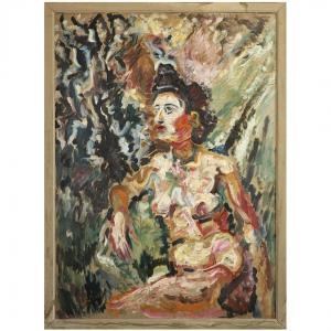 LERAY Henri 1905-1987,Portrait de femme assise,Tajan FR 2023-10-13