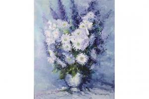 LERNON Rene Jacque 1921,Le Bouquet, Blanc et Blue,John Nicholson GB 2015-07-15