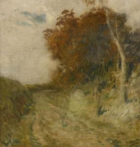 LEROLLE Henri 1848-1929,Paysage au chemin,Etienne de Baecque FR 2023-12-01