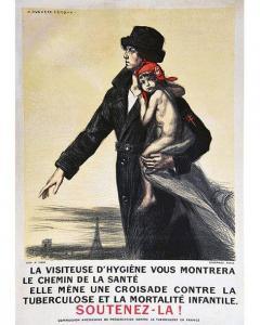 LEROUX Auguste,La Visiteuse d'Hygiène vous montrera le chemin de ,1917,Artprecium 2020-07-09