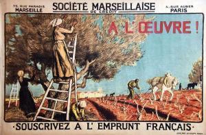 LEROUX Auguste,Société Marsaillaise de Crédit,1915,Millon & Associés FR 2020-02-28