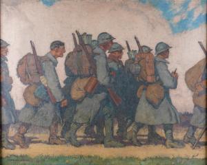 LEROUX Georges Paul 1877-1957,Soldiers,Bellmans Fine Art Auctioneers GB 2023-05-16