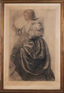 LEROY Alphonse A 1821,Femme de profil à l'éventail,Libert FR 2017-05-19