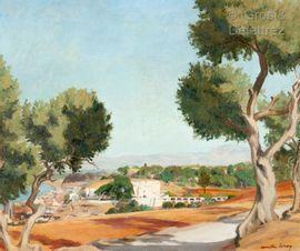 LEROY Camille 1905-1995,Sur les hauteurs d Alger, vue depuis la Villa Abd-,Gros-Delettrez 2021-06-28