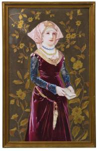LEROY F 1900-1900,Medieval lady,1880,Sotheby's GB 2015-04-18