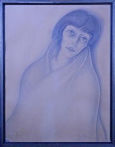 LEROY Jean 1896-1939,Portrait de femme,1930,Monsantic BE 2018-12-02