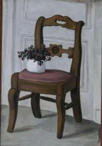 LEROY Maurice 1885-1973,Chaise et fleurs dans un pot,1959,Art Valorem FR 2022-04-13
