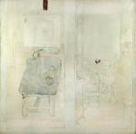 LESIEUR Pierre 1922-2011,White interior,1971,Bonhams GB 2014-12-03