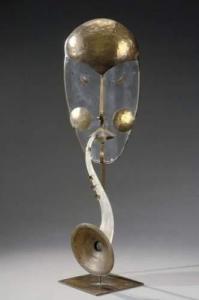 LESIGNE Michel,Sculpture en métal et lucite figurant un saxoph,1960,Boisgirard & Associés 2009-03-16