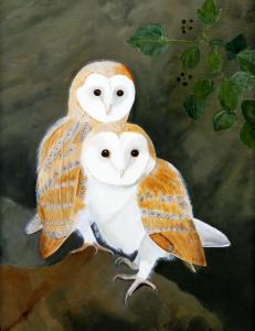LESLEY Valentine 1900-1900,Pair of Owlets,Bonhams GB 2012-08-07