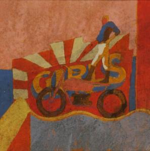 LESLIE BURFORD Byron 1920-2011,Circus Workers,1966,Weschler's US 2012-03-30